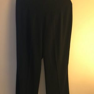 Black Sleek Flared bellbottom slacks